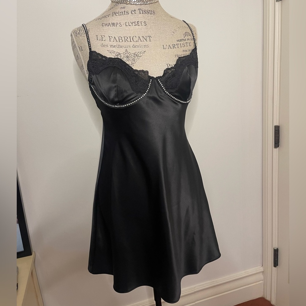 Victoria’s Secret Rhinestone Bustier Slip Dress